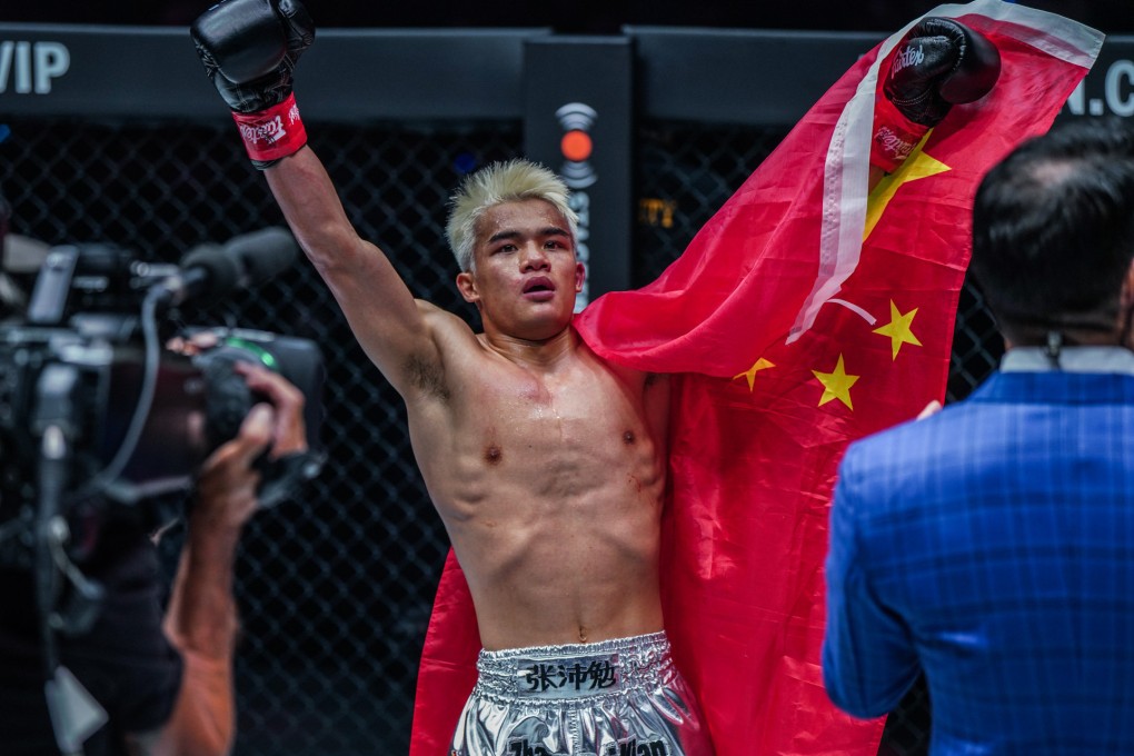 Zhang Peimian will face former strawweight kickboxing champion Sam-A Gaiyanghadao at Lumpinee Stadium on November 9. Photo: ONE Championship