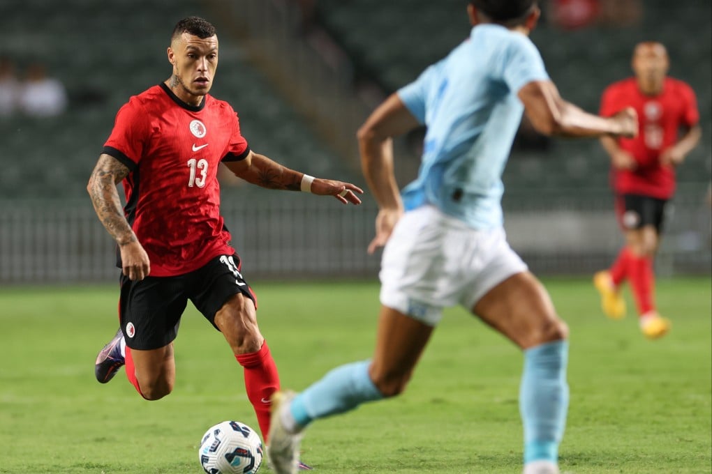 Everton Camargo was a key figure in Hong Kong’s victory over Cambodia. Photo: Dickson Lee