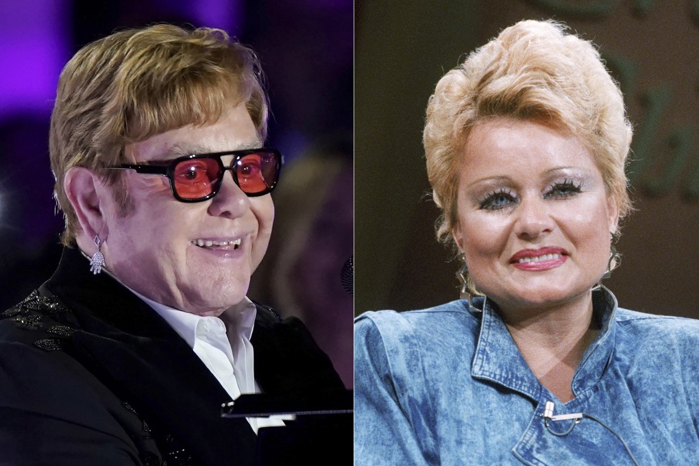 Elton John has added new songs for the Broadway run of his musical about Tammy Faye Bakker (right), the televangelist whose fall and rise he calls “Shakespearean”. Photo: AP