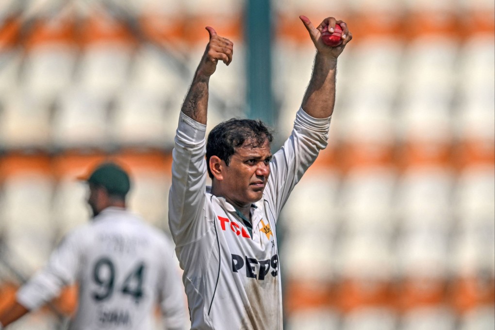 Left-arm spinner Noman Ali was pick of the Pakistan bowlers, claiming 8-46 in the second Test win against England in Multan on Friday. Photo: AFP