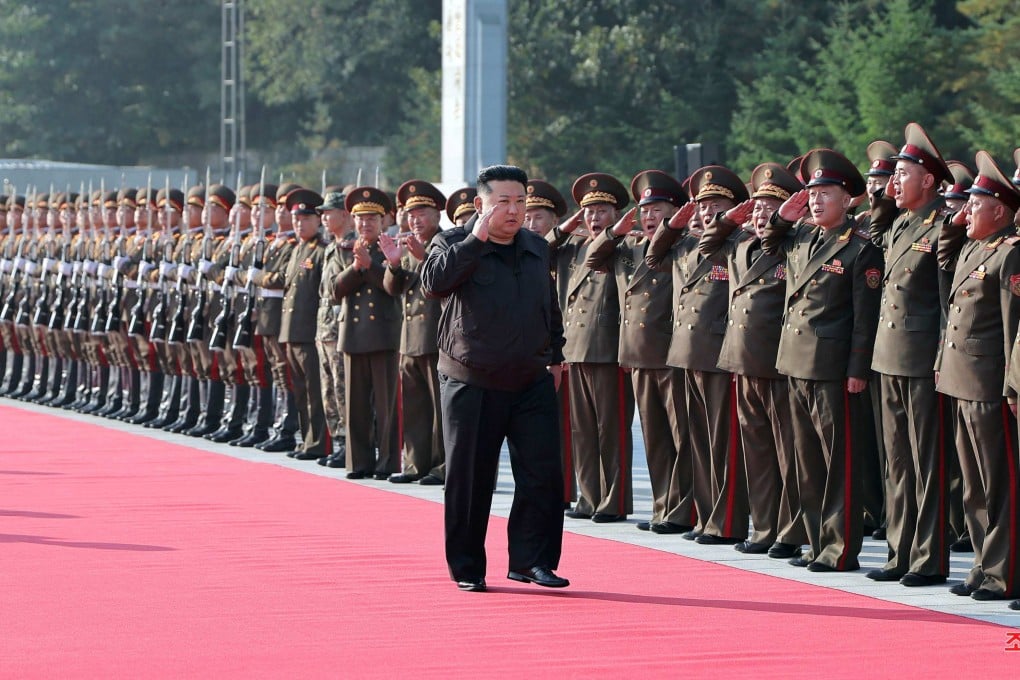 North Korea’s leader Kim Jong-un visits the headquarters of the 2nd Corps of the Korean People’s Army. Photo: KCNA via AFP