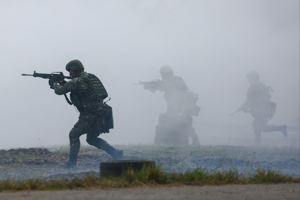 Consent forms distributed to students in Taiwan raised concern that children could drafted into wartime service -- claims the island’s authorities have denied. Photo: EPA-EFE