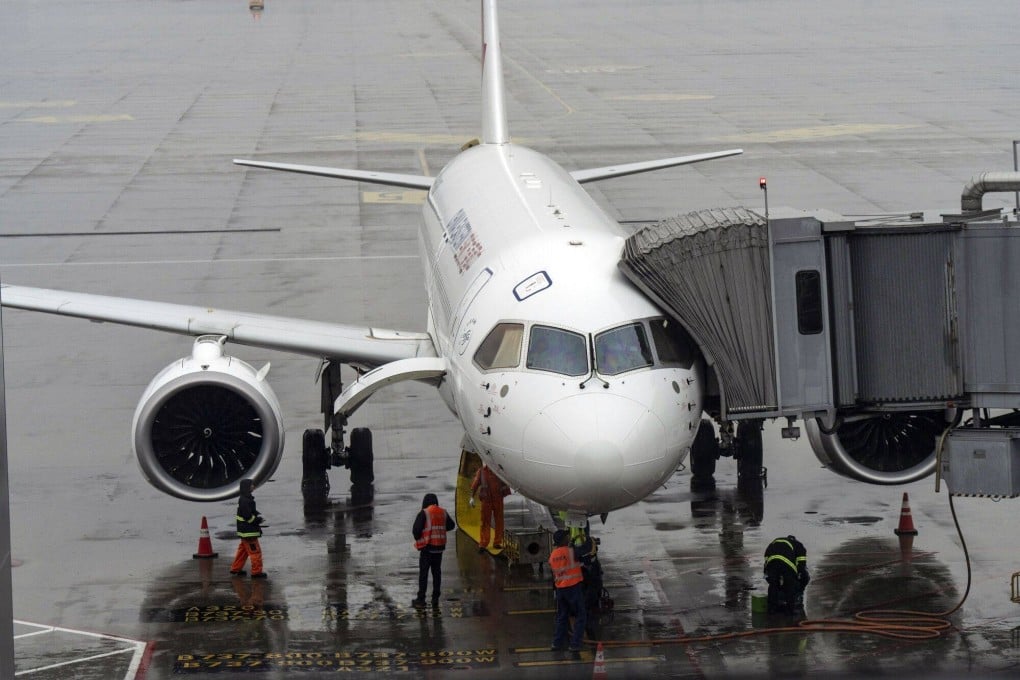 A Commercial Aircraft Corp of China C919 aircraft. Photo: Bloomberg