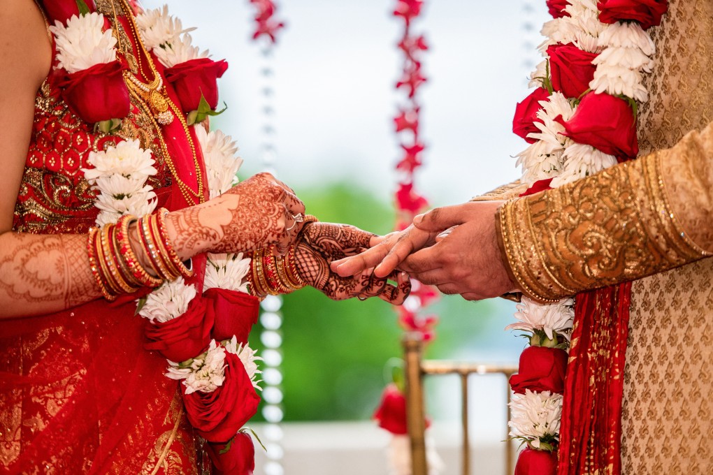 An Indian couple exchanges rings during a wedding ceremony. Activists say reluctance to amend the marital rape law stems from traditional perceptions of women’s roles and societal pressure. Photo: Shutterstock