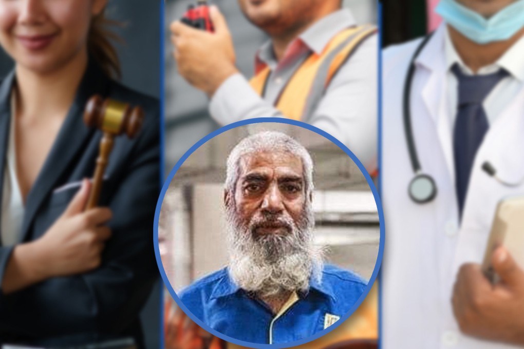 A Malaysian cleaner has worked 27 years without a day off, raising three successful children. Photo: SCMP composite/Shutterstock/IG@humansofkualalumpur.official