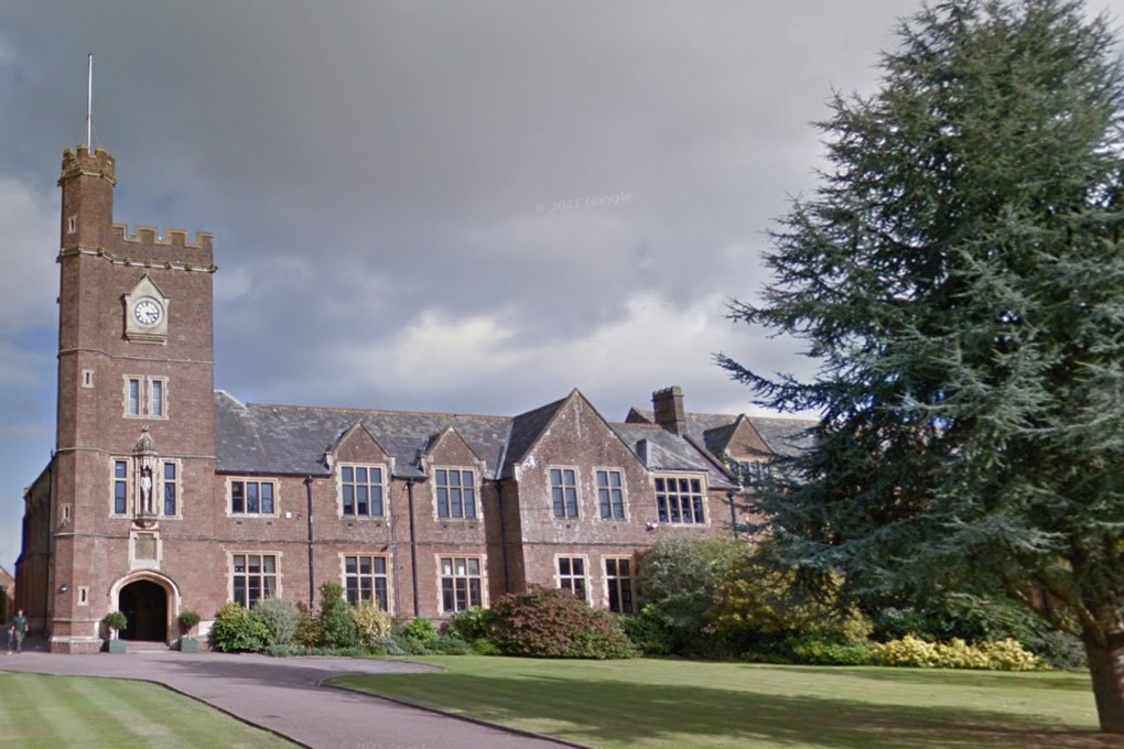 The attack took place at Blundell’s School in Tiverton on June 9 of last year. Photo: Google