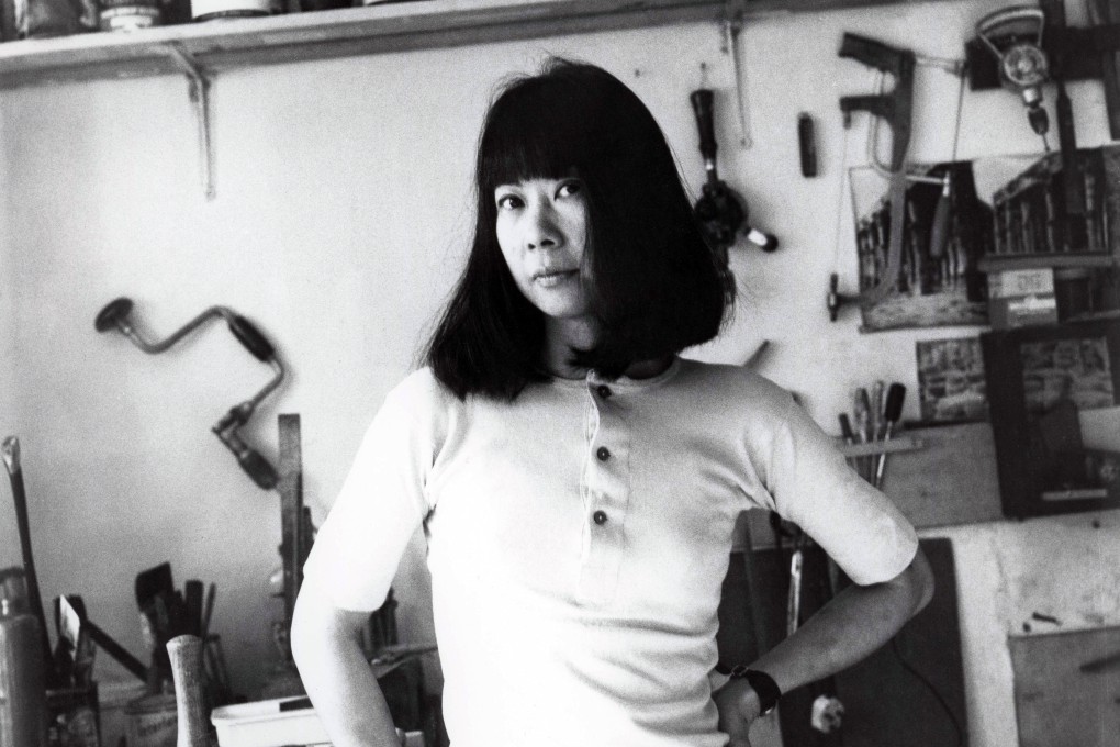 Kim Lim in her studio in London in the 1960s. Born in Singapore, her work was exhibited alongside that of Henry Moore, Barbara Hepworth and her teacher Anthony Caro. A retrospective in Singapore sheds new light on her art. Photo: estate of Kim Lim/Jorge Lewinski