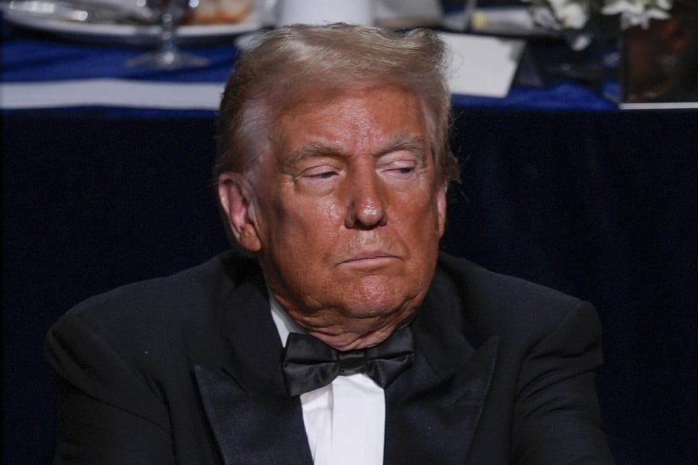 Republican US presidential nominee Donald Trump a dinner in New York on Thursday. Photo: AP