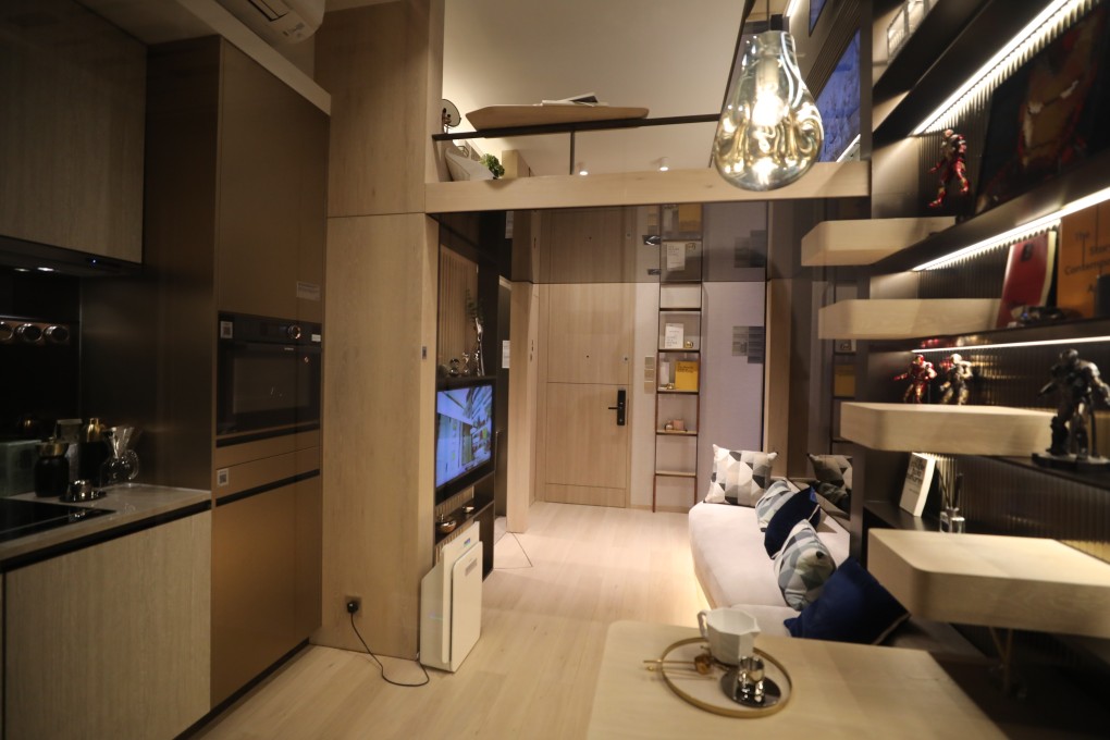 A furnished show flat of a residential development in 2022. Hong Kong has earned its reputation for extremely high property prices and very small flats. Who else among the world’s advanced economies offers flats of 200 sq ft for sale? Photo: Xiaomei Chen