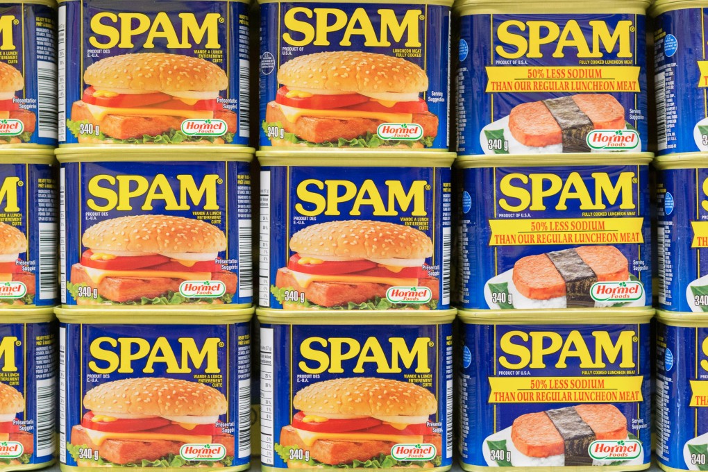 Hawaiian, Korean and other Asian cooks have developed new recipes using Spam, such as Spam musubi, which have spread to restaurants and convenience stores across the US mainland. Photo: Getty Images