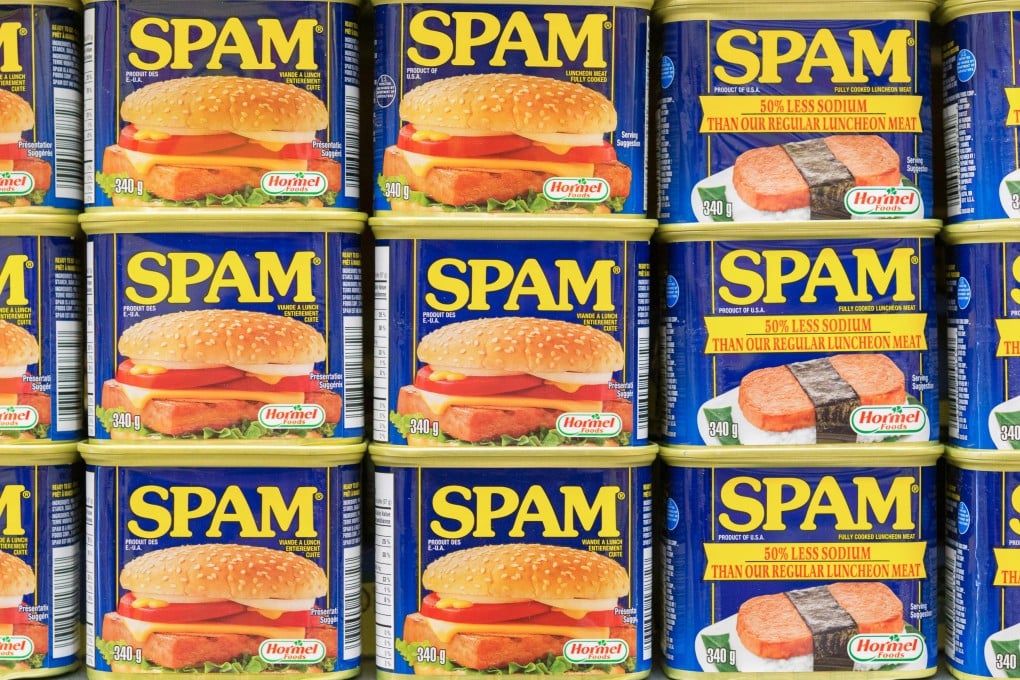 Hawaiian, Korean and other Asian cooks have developed new recipes using Spam, such as Spam musubi, which have spread to restaurants and convenience stores across the US mainland. Photo: Getty Images