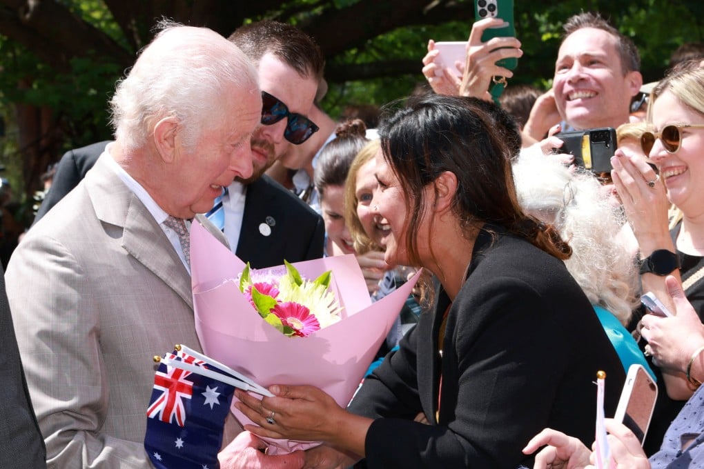 Britain’s King Charles meets people during a tour of St Thomas’ Anglican Church, North Sydney, in Sydney, Australia on Sunday. Photo: Reuters