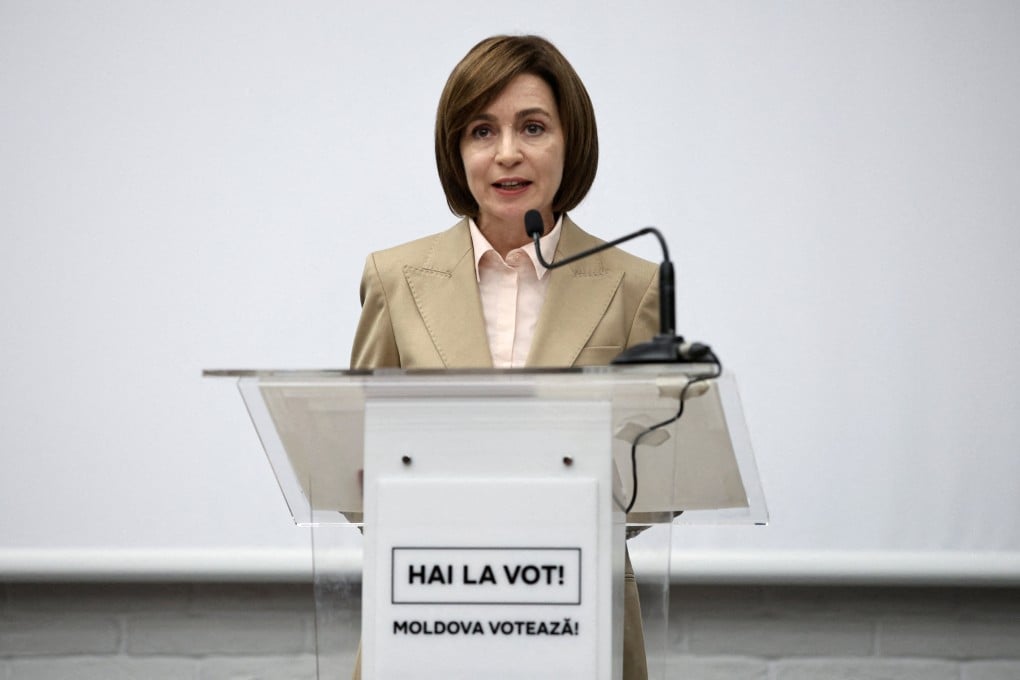 Moldova’s incumbent president and presidential candidate Maia Sandu. Photo: Reuters