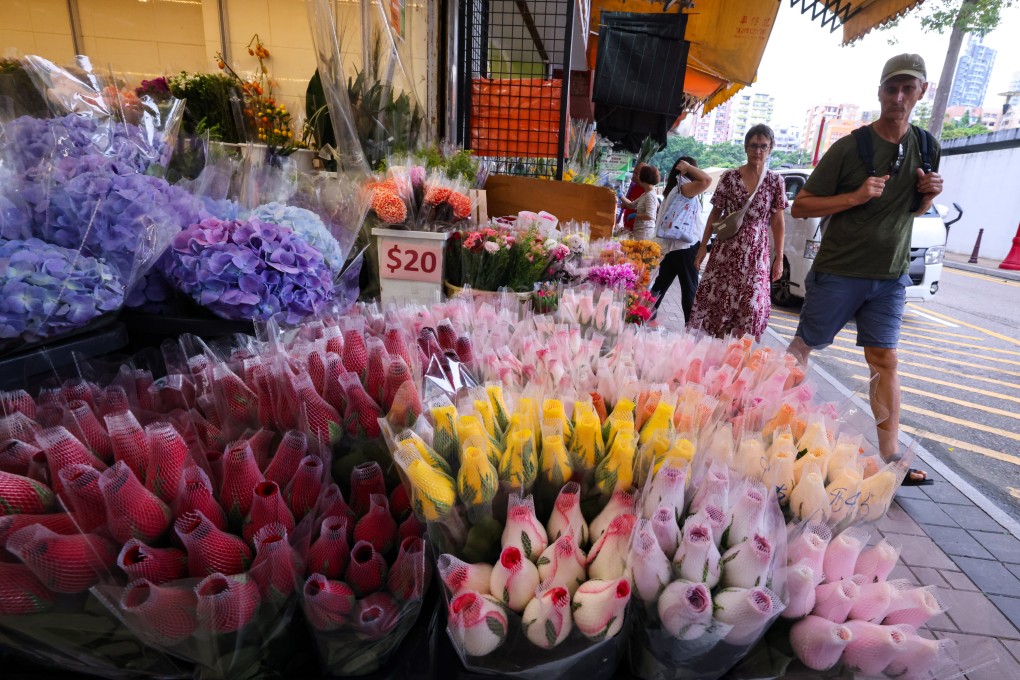 Florists and advocates have opposed a plan to revamp Mong Kok’s flower market. Photo: Nora Tam