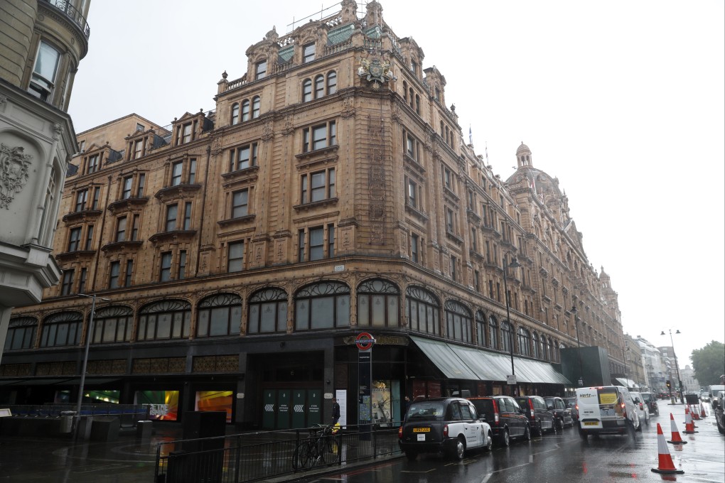 Harrods department store in London. Photo: AP