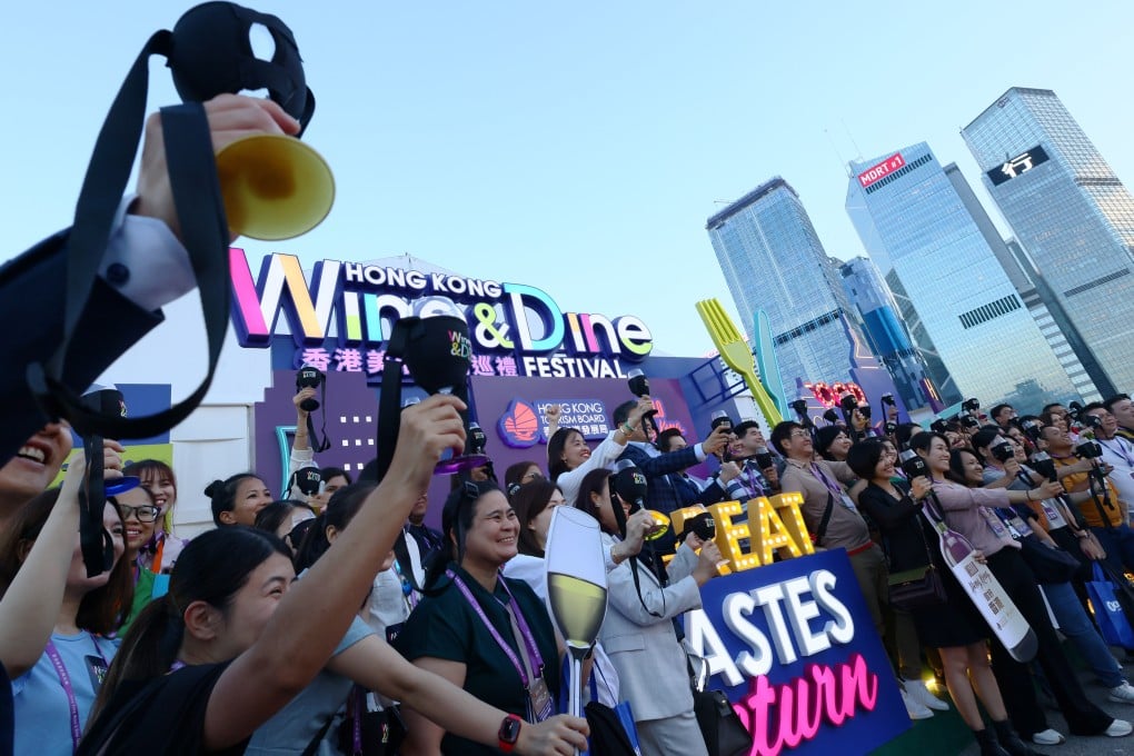 The Hong Kong Wine and Dine Festival attracted 140,000 guests last year. Photo: Dickson Lee