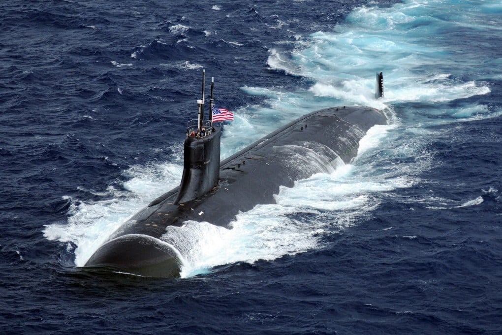 The Seawolf-class attack submarine USS Connecticut was severely damaged in a surprise collision in 2021. Now newly released data on a giant whirlpool in the same area could offer fresh clues to what may have caused the incident. Photo: US Navy