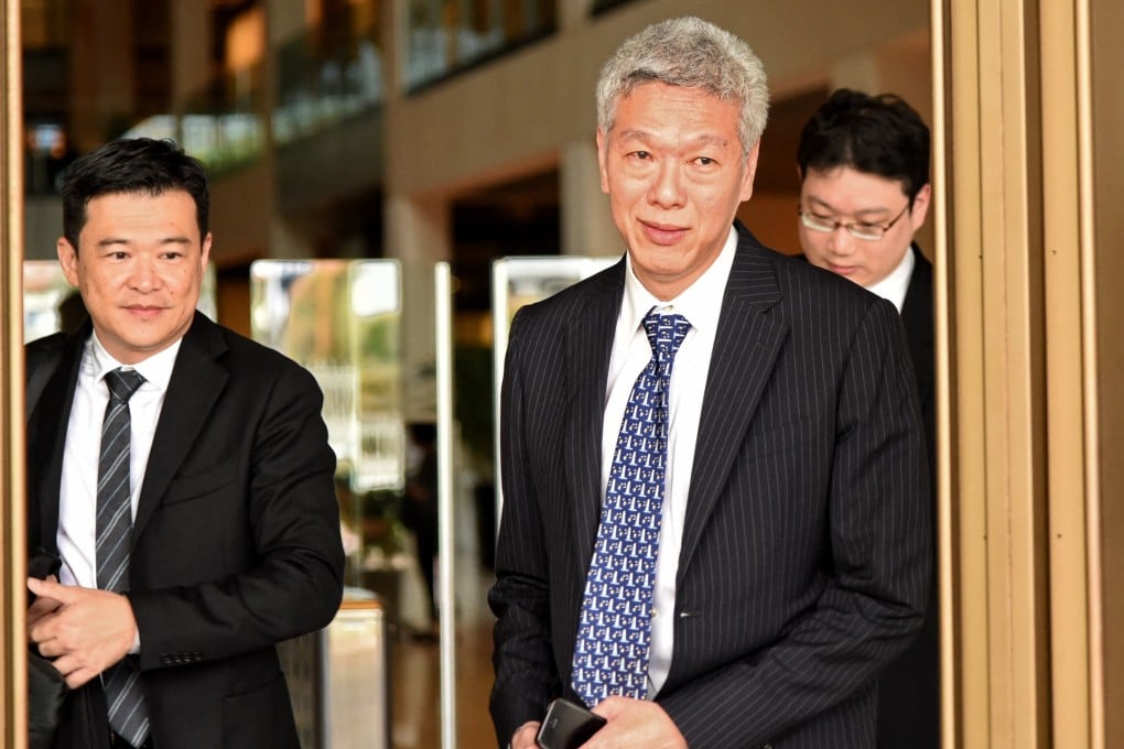 Lee Hsien Yang, younger brother of Singapore’s prime minister Lee Hsien Loong, leaves the supreme court in 2017. Photo: AFP