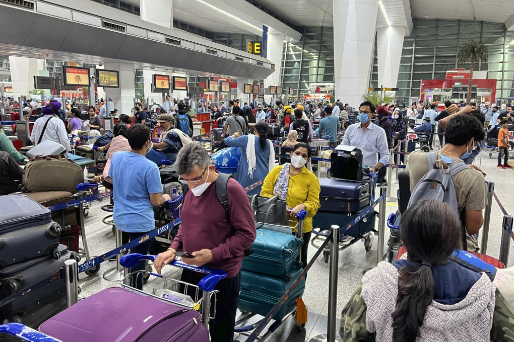 Indira Gandhi International Airport in New Delhi. Photo: NurPhoto via Getty Images