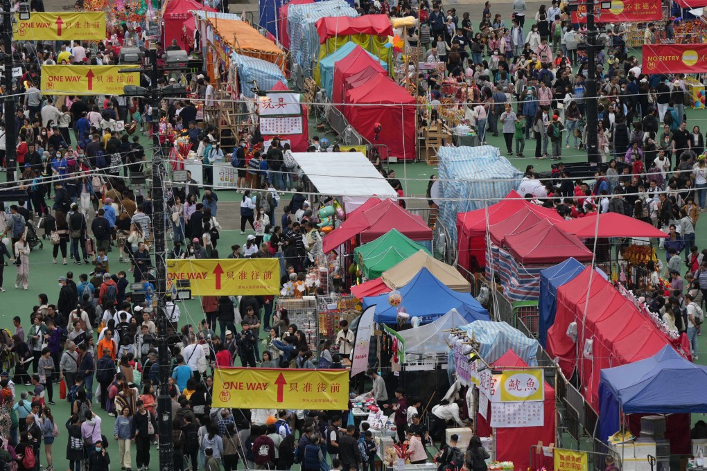 The highest price for regular 4.5 square metre stalls stood at HK$20,000, with three going for the starting price of HK$8,540. Photo: Eugene Lee