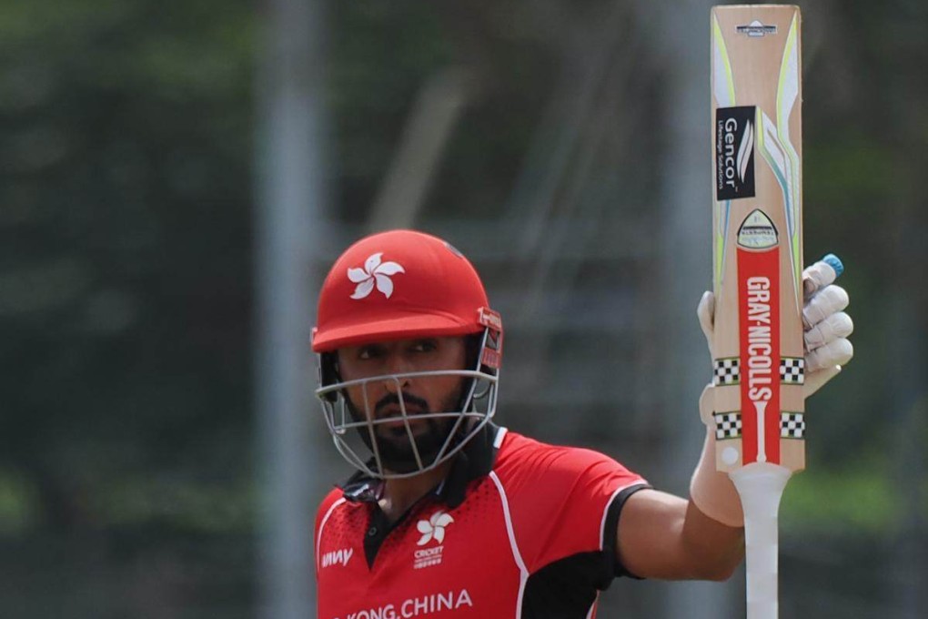 Captain Nizakat Khan’s fluent 61 led Hong Kong to victory over Afghanistan ‘A’. Photo: Nizakat Khan
