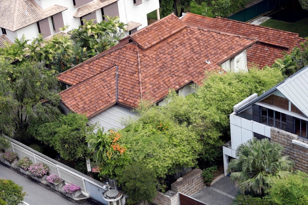 A view of former Prime Minister Lee Kuan Yew’s Oxley Road residence in Singapore. Photo: Reuters