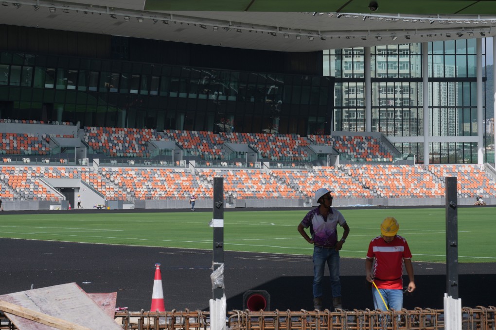Kai Tak Sports Park will host its first test event on Sunday, a second division football match between Sai Kung and Wong Tai Sin. Photo: Sam Tsang