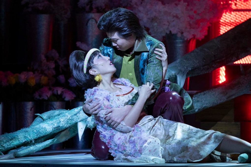 The Chung Ying Theatre’s Cantonese performances of the Little Shop of Horrors will take place at the Kwai Tsing Theatre Auditorium from October 25-27. Photo: Instagram/chungyingtheatre