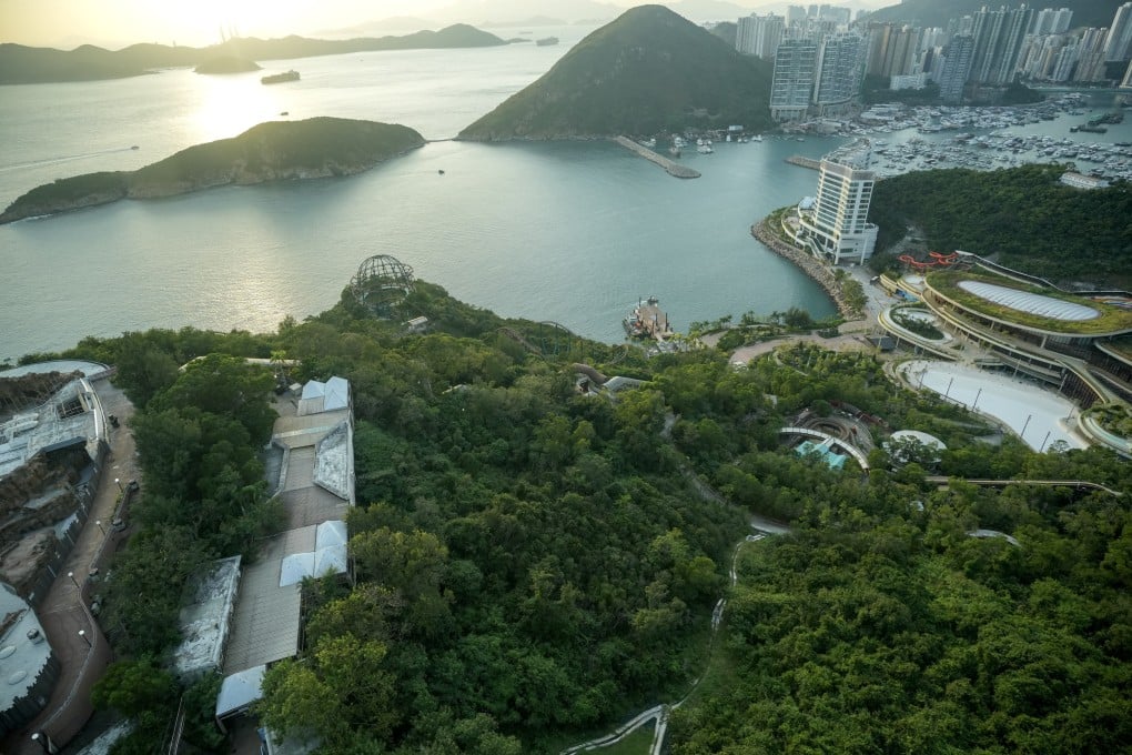 The site of Ocean Park’s new adventure zone. Photo: May Tse