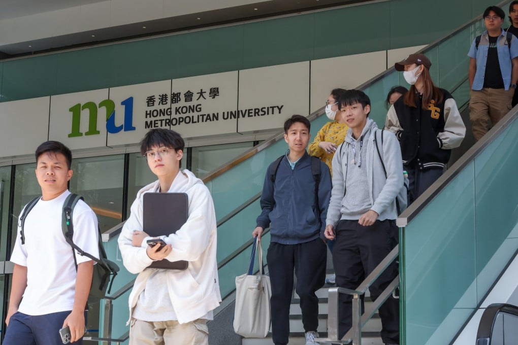 Hong Kong Metropolitan University in Ho Man Tin. While self-financing institutions face a cap on the intake of students from the mainland, Macau and Taiwan, no such restrictions are in place for the admission of students from other places.
Photo: Edmond So