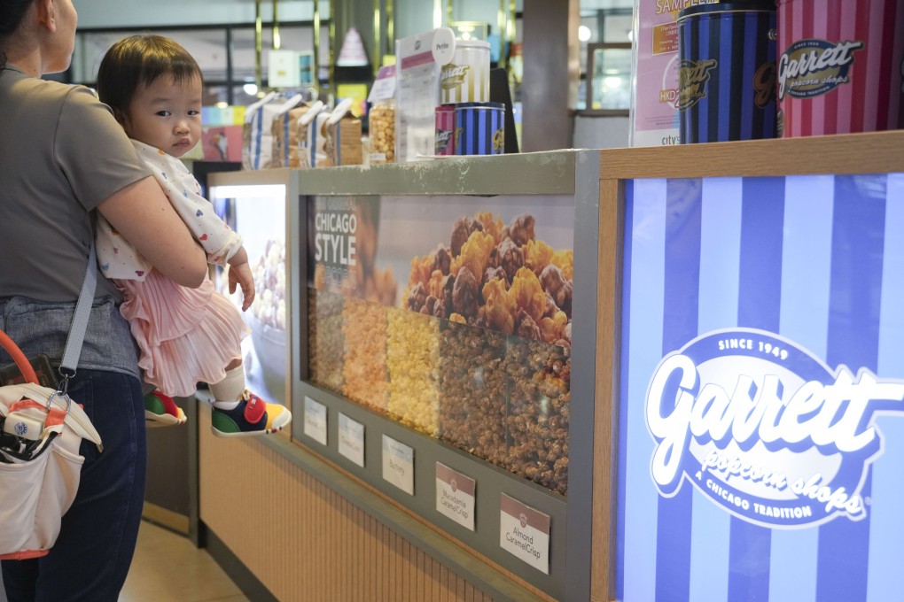 A Garrett Popcorn Shops outlet is seen in Harbour City at Tsim Sha Tsui. The firm announced it would end its business in Hong Kong this month. Photo: Sam Tsang