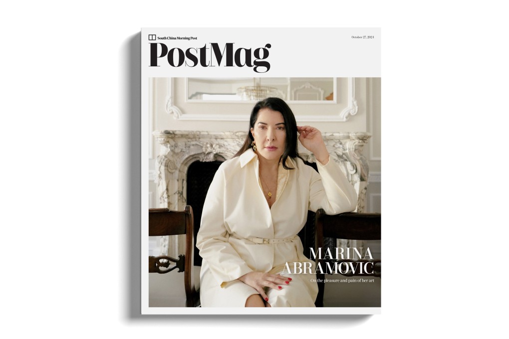 Performance artist Marina Abramovic on the cover of PostMag’s October 27 issue. Photo: Clara Melchiorre