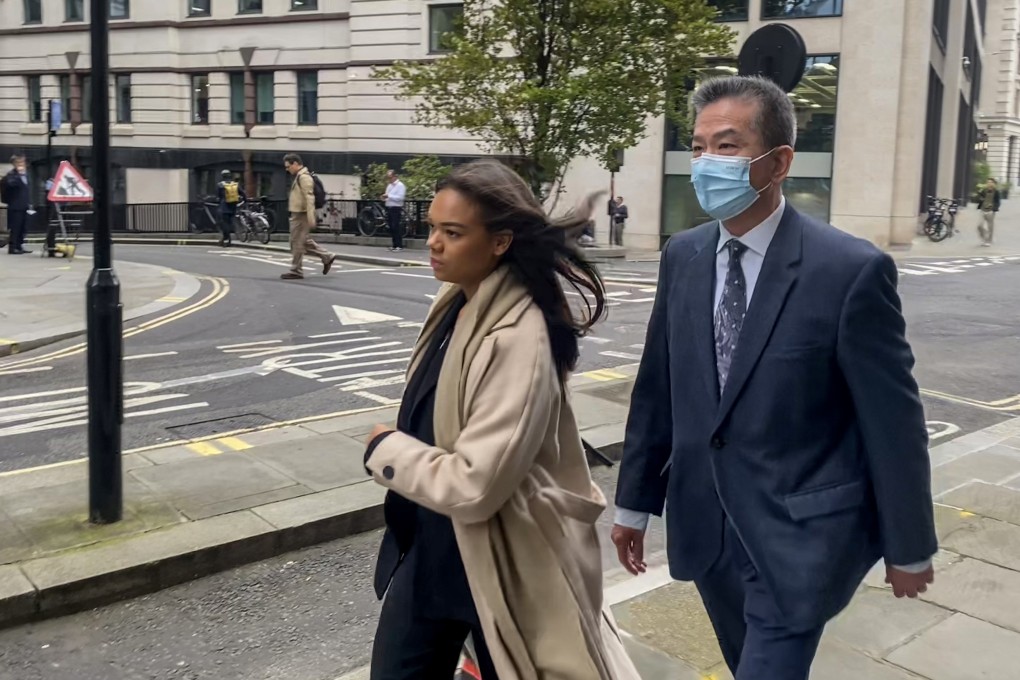 Defendant Bill Yuen (right) at the Central Criminal Court in London on Friday. Photo: Jack Tsang