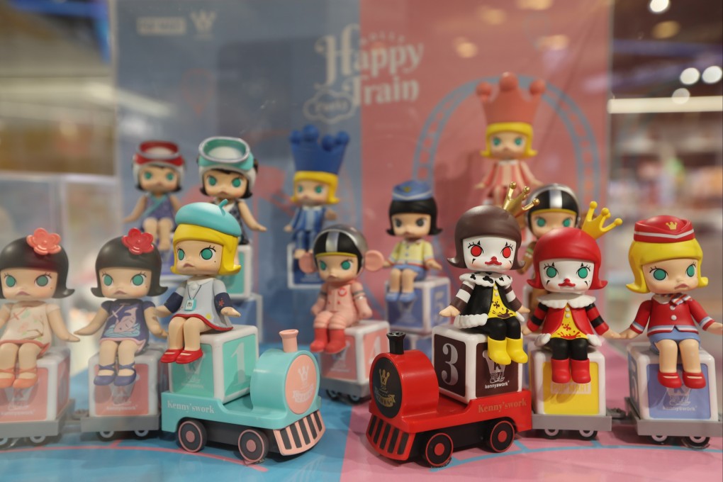Molly toys at a Pop Mart shop in Beijing. Photo: Simon Song