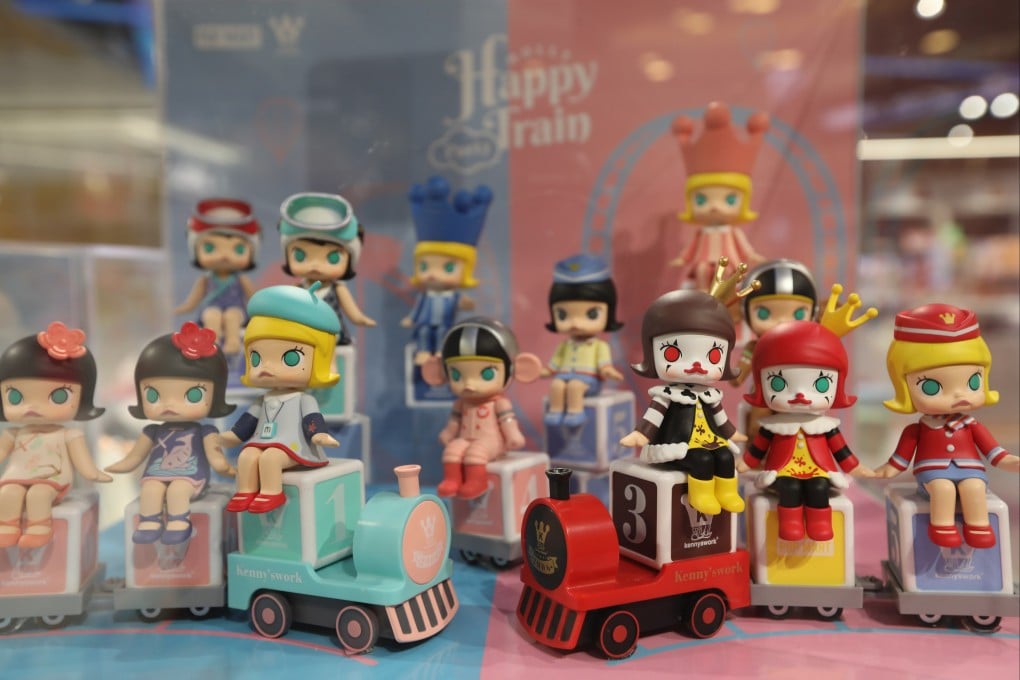Molly toys at a Pop Mart shop in Beijing. Photo: Simon Song