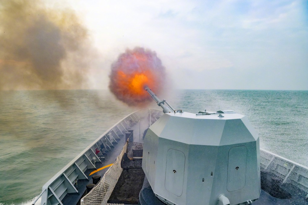 Personnel from the South Theatre Command put their skills to a test in late autumn, according to the PLA Navy. Photo: Handout