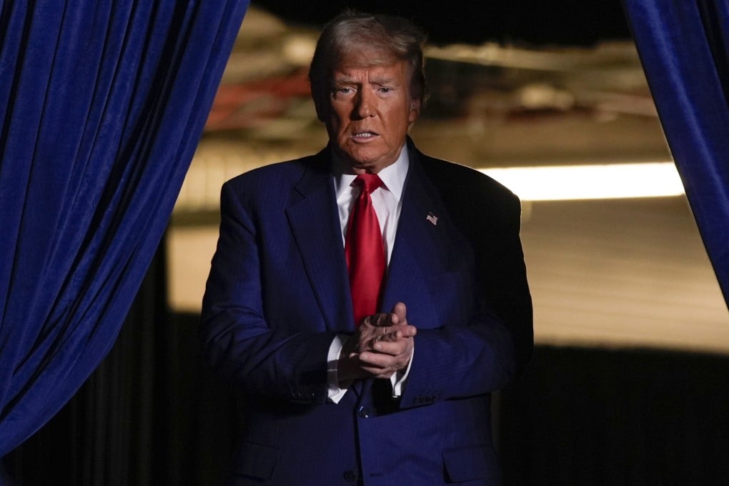 Donald Trump at a campaign rally in Tempe, Arizona. Photo: AP