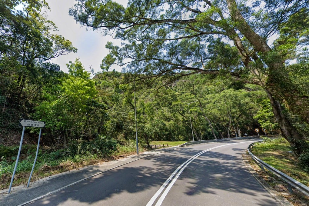 A woman died after he motorcycle crashed on Bride’s Pool Road. Photo: Google Maps
