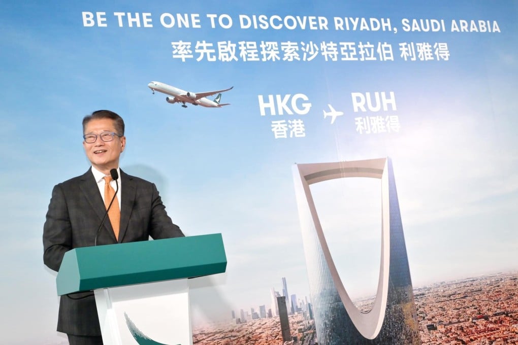 Paul Chan is leading a delegation to the Saudi Arabian capital. Photo: SCMP