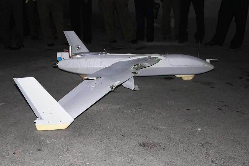 An undated picture released from North Korean state media on October 19 shows what is claimed to be a recovered South Korean drone. Photo: KCNA via KNS / AFP