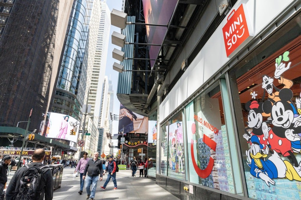 Chinese brand Miniso’s shop at Times Square, New York, pictured in May 2023. Photo: Handout