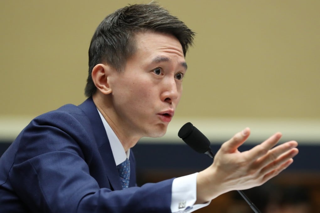 TikTok CEO Chew Shou Zi testifies before US lawmakers on Capitol Hill in Washington in March 2023. Photo: EPA-EFE