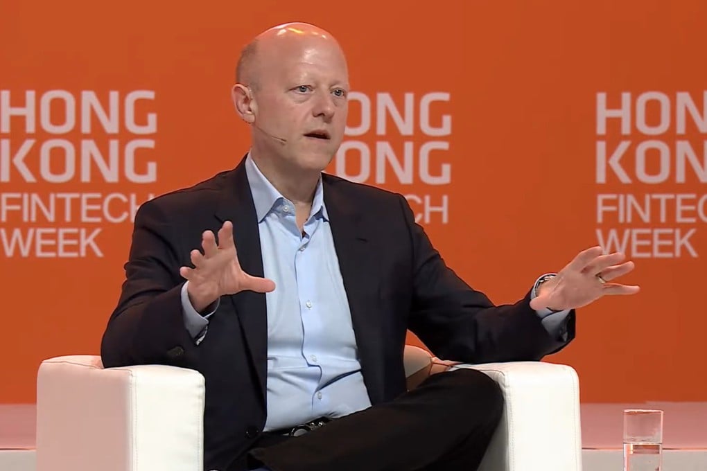 Circle CEO Jeremy Allaire discusses the potential of stablecoins on the first day of Hong Kong FinTech Week 2024 on Monday. Photo: Hong Kong FinTech Week