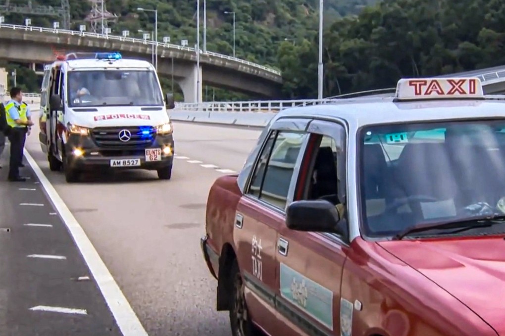A Hong Kong taxi driver has been arrested on suspicion of drug trafficking. Photo: i-Cable TV News