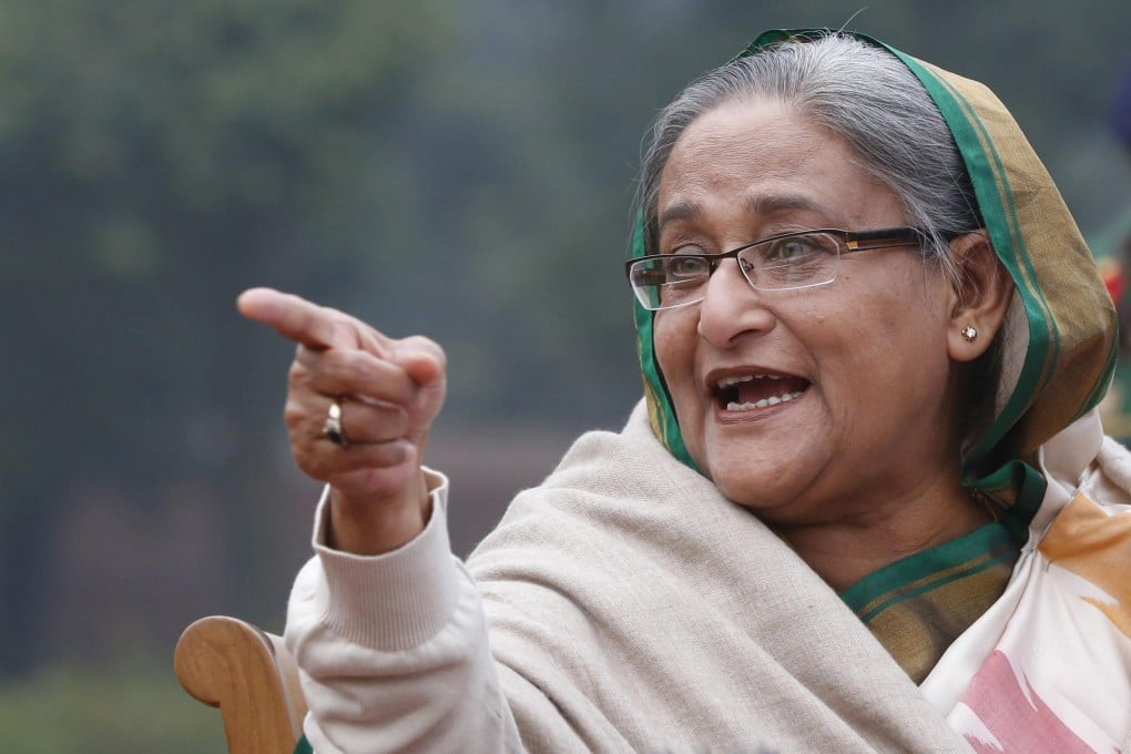 Bangladesh’s former prime minister Sheikh Hasina. Photo: AP