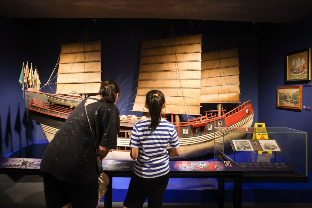 Visitors at the Hong Kong Maritime Museum, the only private museum to receive direct government support through a lease of Central Ferry Pier No 8 for a nominal rent fee. Photo: Jonathan Wong