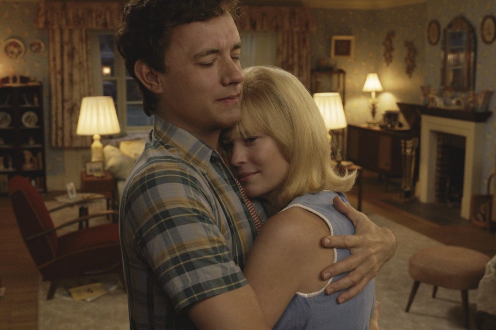 Tom Hanks and Robin Wright in a scene from Here. Filmmakers teamed up with an AI studio to de-age the film’s stars almost in real time, a feat Hanks calls “amazing”. Photo: Sony Pictures via AP