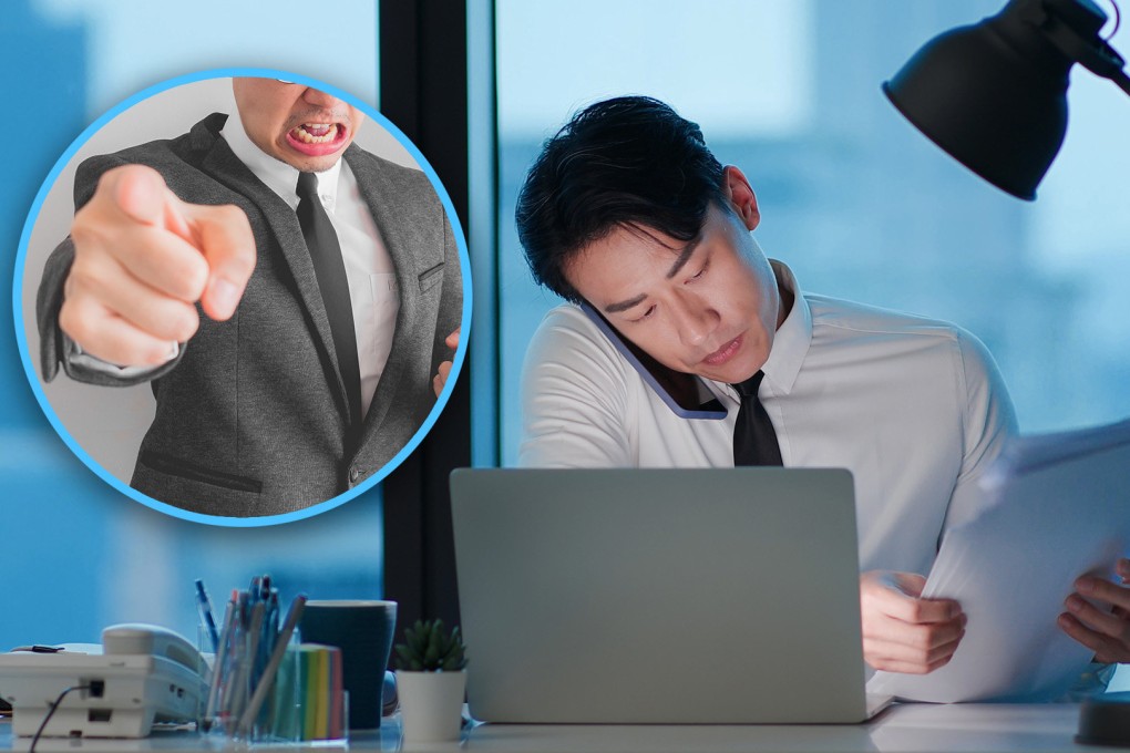 A supervisor in China has been berated on social media after he callously told employees to put work before family. Photo: SCMP composite/Shutterstock