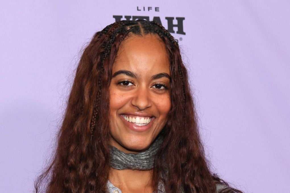 Malia Obama attends the premiere of her short film The Heart at the 2024 Sundance Film Festival, for which she is credited as “Malia Ann’. Her father, former US president Barack Obama, says he is fine with her dropping his surname. Photo: Dia Dipasupil/Getty Images