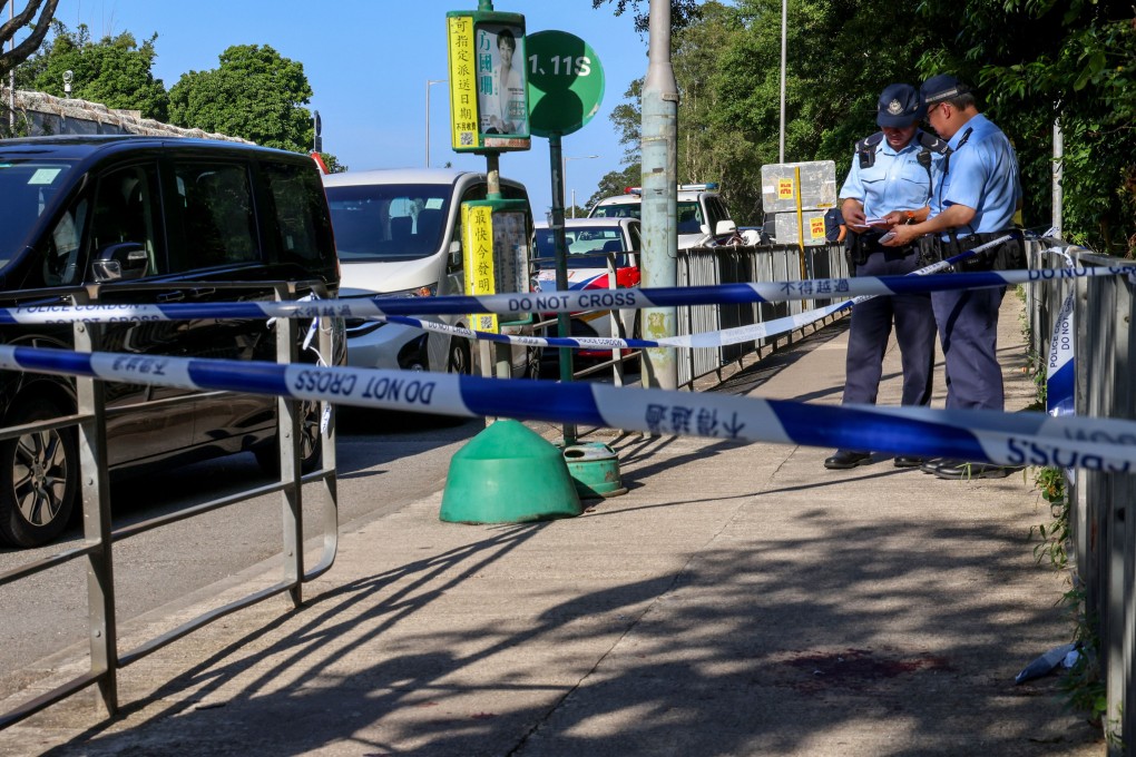 The victim was attacked at a minibus stop at Pik Uk Prison. Photo: Jelly Tse